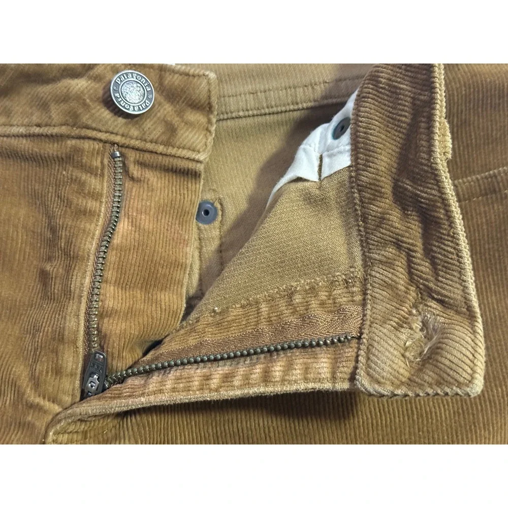 Patagonia Corduroy Pants Women 31 Brown Organic Cotton Slim‎ Straight Leg